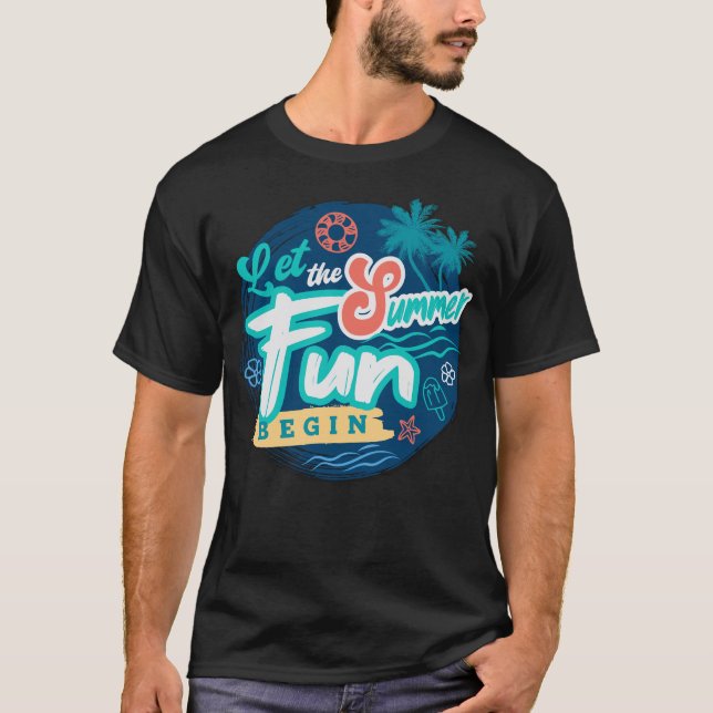 Sommerspass beginnt T-Shirt (Vorderseite)