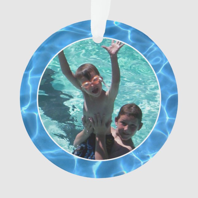 Sommerspass im Foto der Großeltern Ornament (Vorderseite)