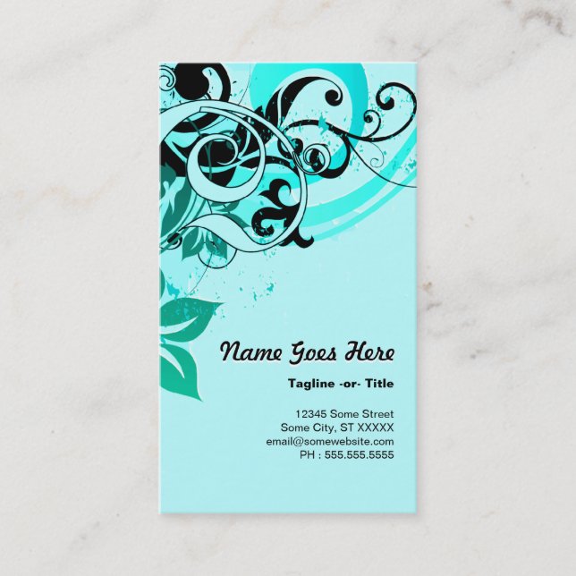 Sommerstereoanlage Visitenkarte (Vorderseite)