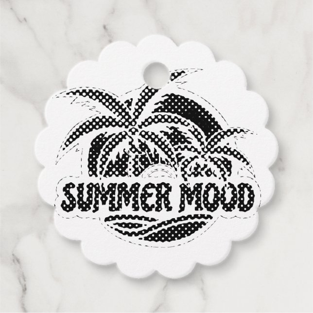 Sommerstimmung Geschenkanhänger (Vorderseite)