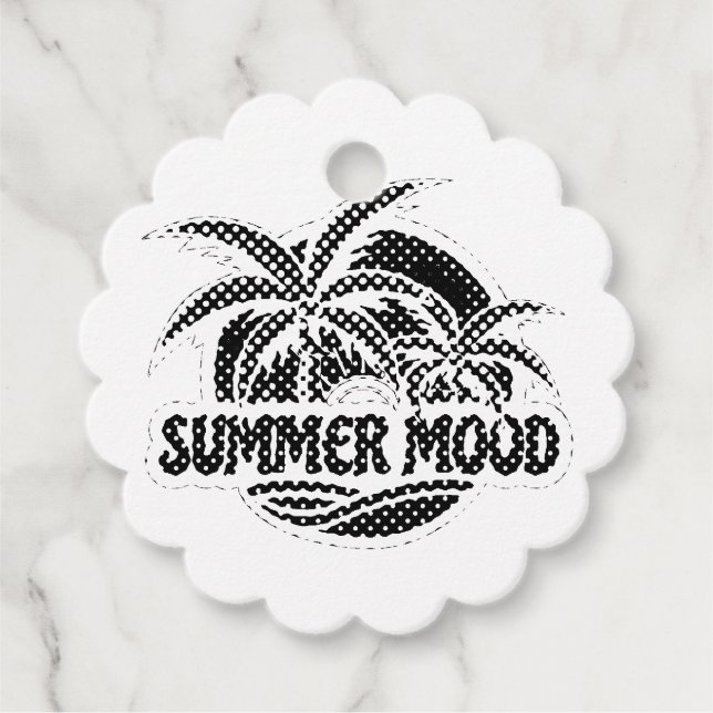 Sommerstimmung Geschenkanhänger (Vorderseite)