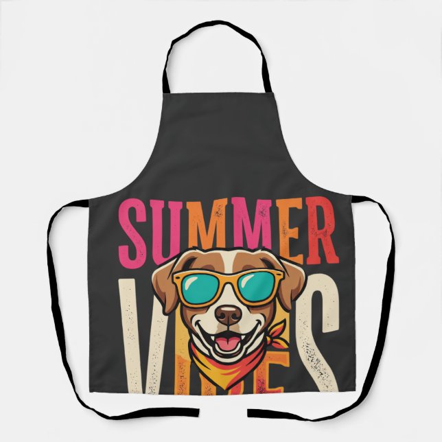 Sommerstimmung Hunde-Sonnenbrille Schürze (Vorderseite)