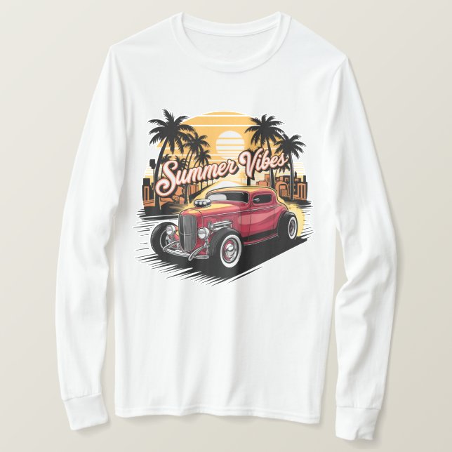 Sommerstimmung Klassiker Auto T-Shirt (Design vorne)
