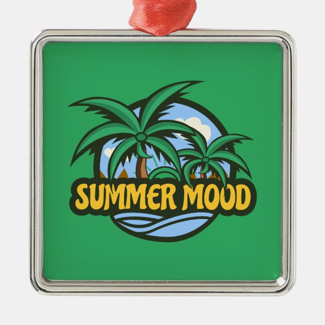Sommerstimmung Ornament Aus Metall (Vorne)