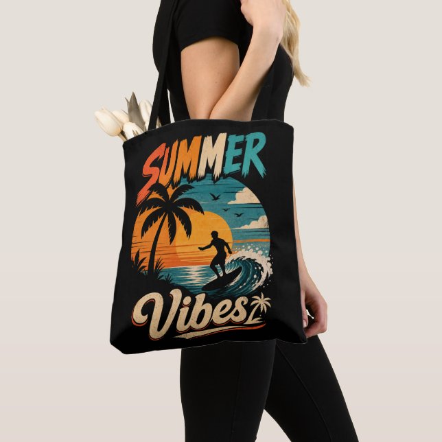 Sommerstimmung Retro Surf Sonnenuntergang (Von Nahem)