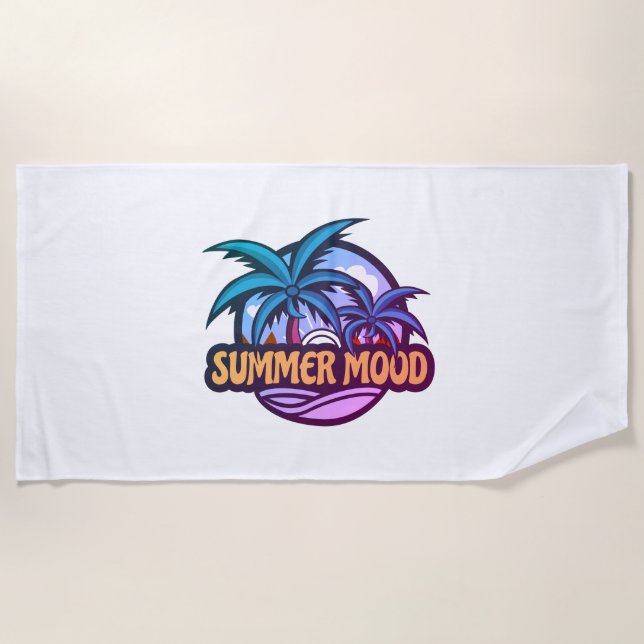 Sommerstimmung Strandtuch (Vorderseite)