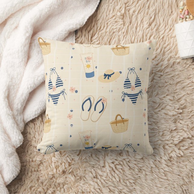 Sommerstrand Essentials Muster (8) Kissen (Decke)