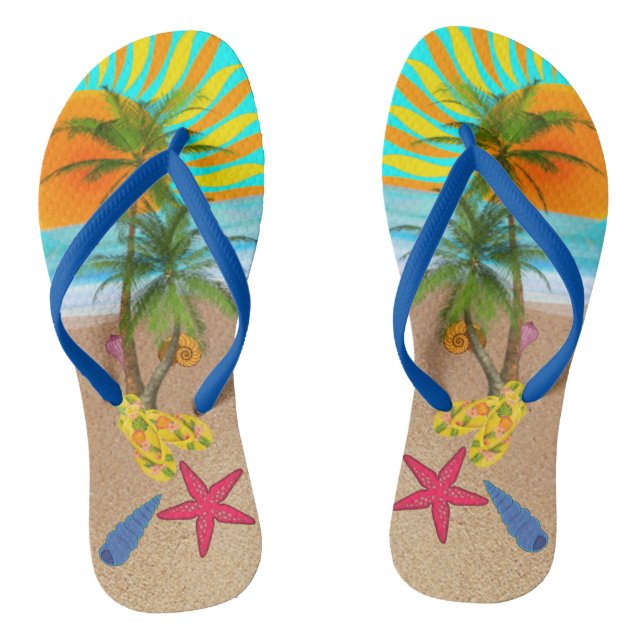 Sommerstrand Flip Flops (Fußbett)