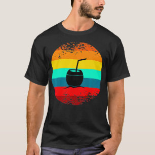 Sommerstrand Grafik Thema Dekoration Tropische Kok T-Shirt