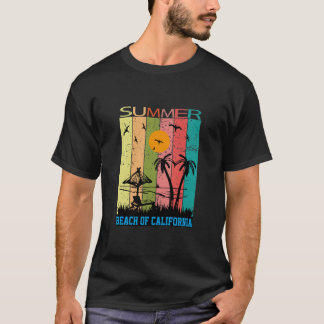 Sommerstrand in Kalifornien T-Shirt