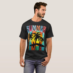 SOMMERSTRAND OZEAN SURFER SURFING URLAUB T-Shirt