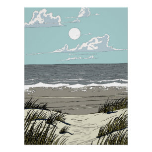 Sommerstrand Poster