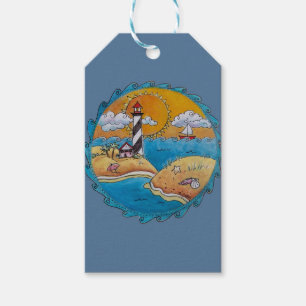Sommerstrand Spaß an der sonnigen Küste Geschenkanhänger