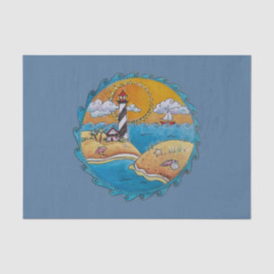 Sommerstrand Spaß an der sonnigen Küste Seidenpapier