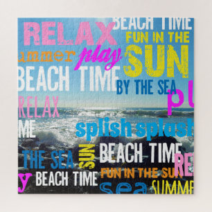 Sommerstrand-Spaß Puzzle