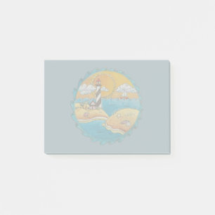 Sommerstrand-Spaß sonnige Küste Post-it Klebezettel