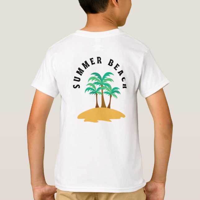 Sommerstrand T-Shirt (Rückseite)