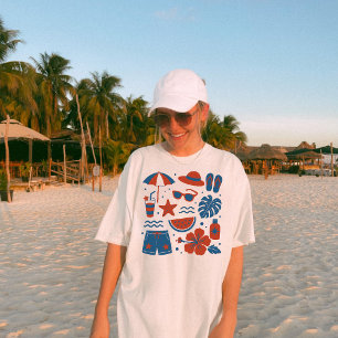 Sommerstrand Trendy Sommer T-Shirt