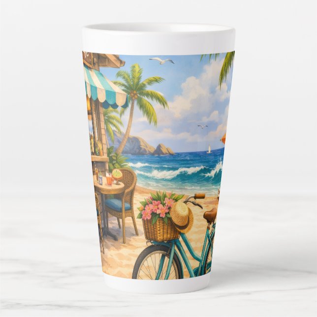Sommerstrand-Vibes-Tasse Milchtasse (Vorderseite)