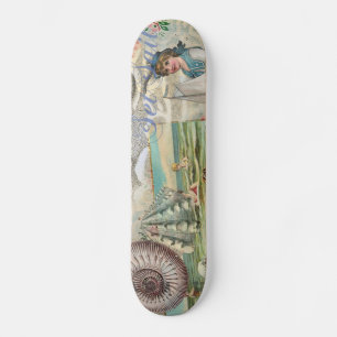 Sommerstrand Vintages Retro viktorianisch Skateboard