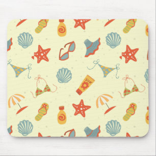 Sommerstrandmuster Mousepad