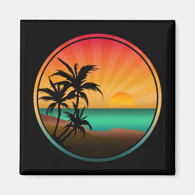 SOMMERSTRANDNATUR MAGNET (Vorne)