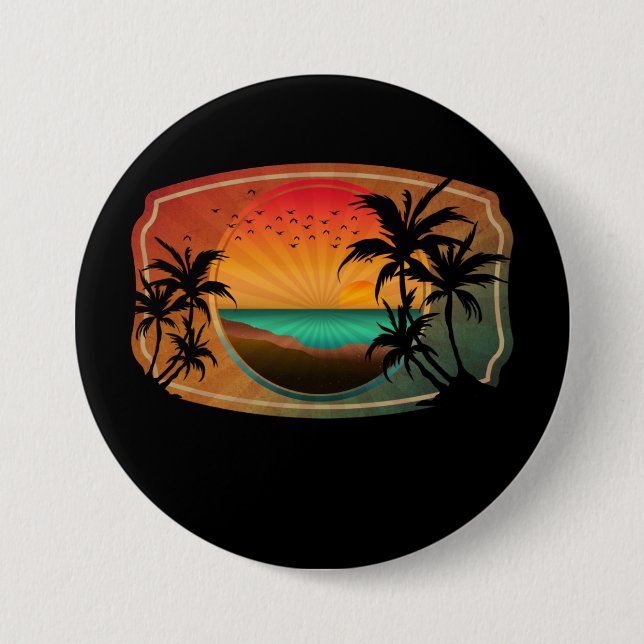 SOMMERSTRANDNATUR VINTAG BUTTON (Vorderseite)