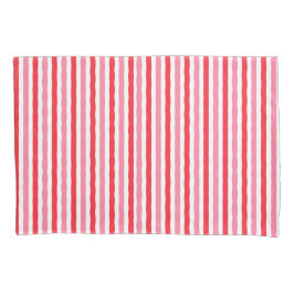 Sommerstreifen in Rosa Kissenbezug