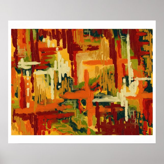 Sommerstreifen Poster (Vorne)