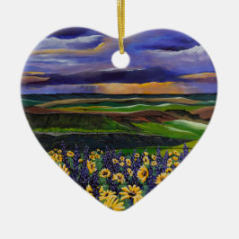 Sommersturm Keramik Ornament