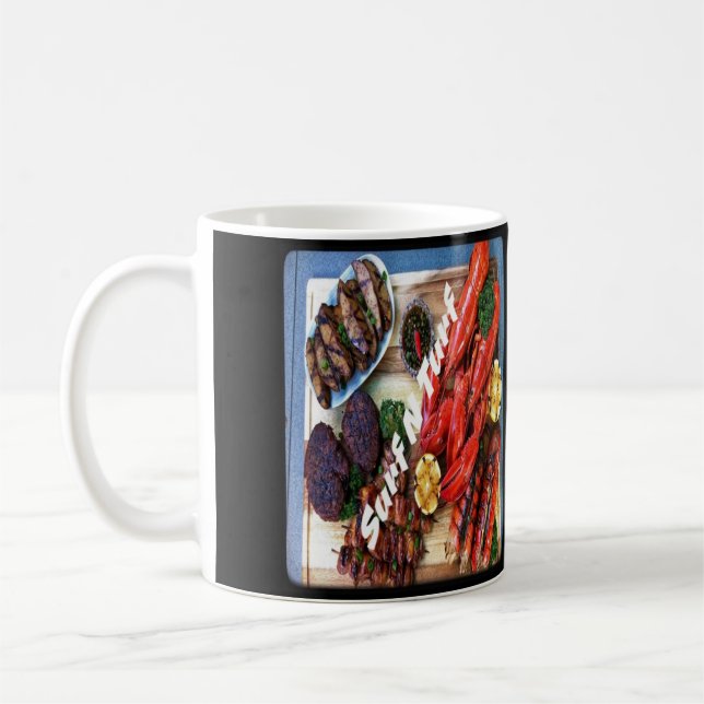 Sommersurf und Turf Kaffeetasse (Links)
