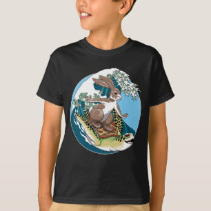 Sommersurfen - Schildkröte und Kaninchen-Illustra T-Shirt