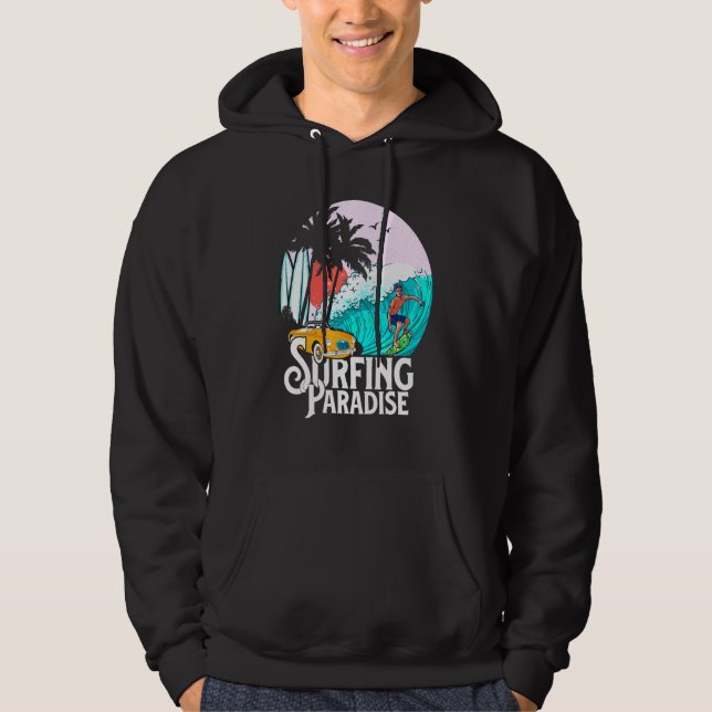 Sommersurfparadies Hoodie (Vorderseite)