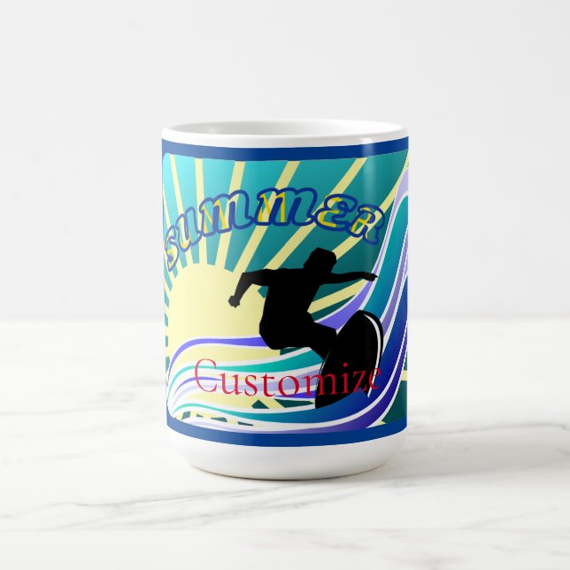 Sommersurfspass Thunder_Cove Kaffeetasse (Mittel)