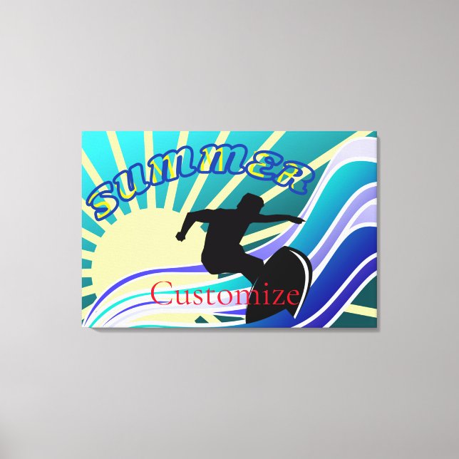 Sommersurfspass Thunder_Cove Leinwanddruck (Vorderseite)