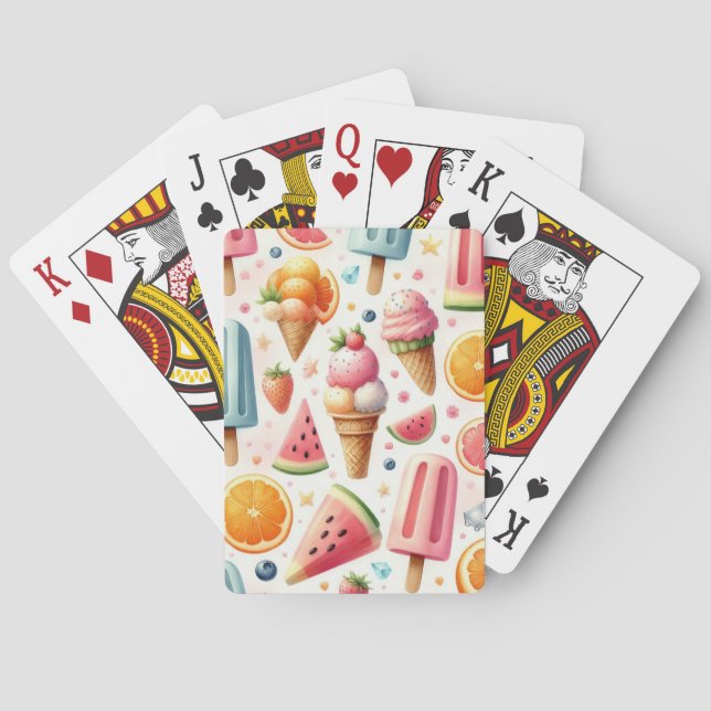 Sommersüße Flucht Spielkarten (Rückseite)