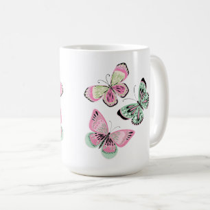 Sommersüße Schmetterlinge Kaffeetasse