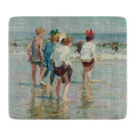 Sommertag am Brighton Beach (von E.H. Potthast) Schneidebrett