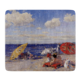 Sommertag am Meer (Strandlandschaft) Schneidebrett