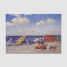 Sommertag am Meer (Strandlandschaft) Seidenpapier