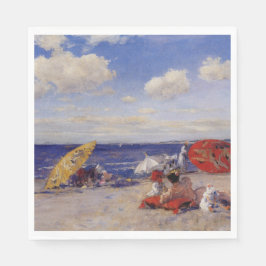 Sommertag am Meer (Strandlandschaft) Serviette