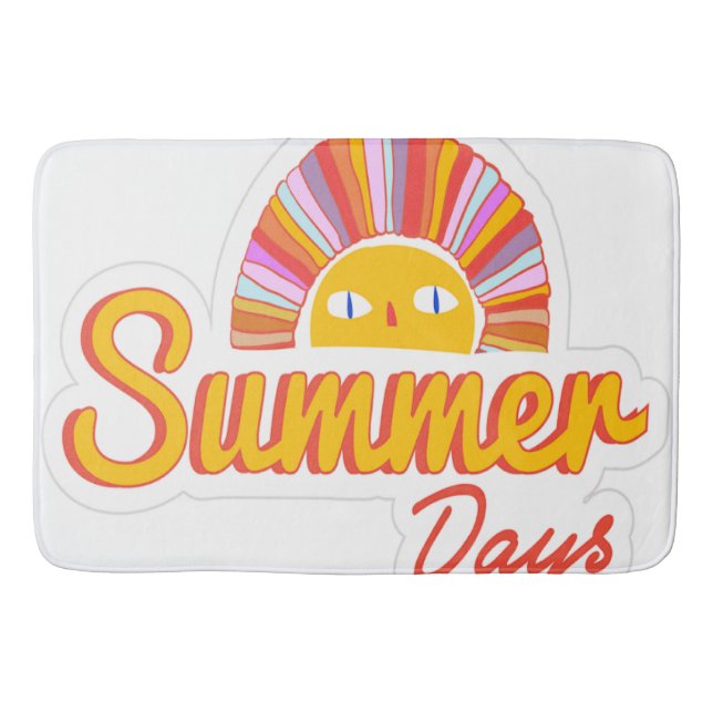 Sommertag  badematte (Vorderseite)