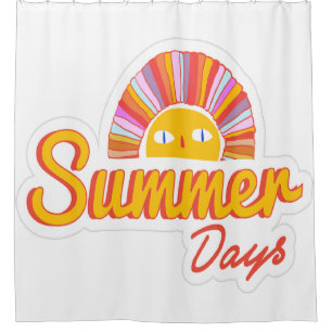 Sommertag duschvorhang