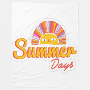 Sommertag fleecedecke