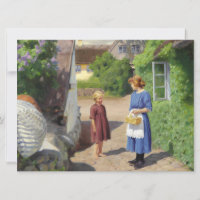 Sommertag in Dänemark (Mutter und Tochter)