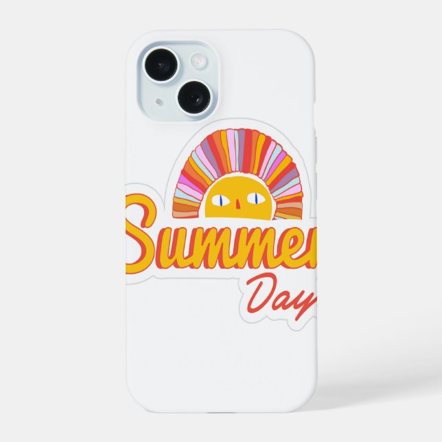 Sommertag  iPhone 15 hülle (Rückseite)