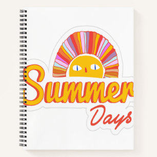 Sommertag notizbuch