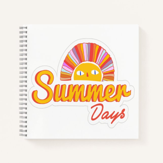 Sommertag Notizbuch (Vorderseite)