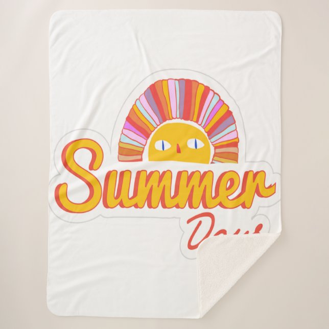 Sommertag  sherpadecke (Vorderseite)