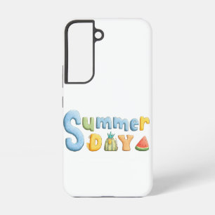 Sommertag - Sommertag-Feiertext Samsung Galaxy Hülle